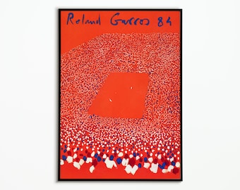 Roland Garros 1984 Poster - Etsy