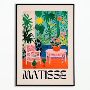 Manifesto del Giardino Tropicale di Henri Matisse | Manifesto di Matisse del Giardino Tropicale | Stampa artistica | Manifesto artistico | Manifesto della mostra