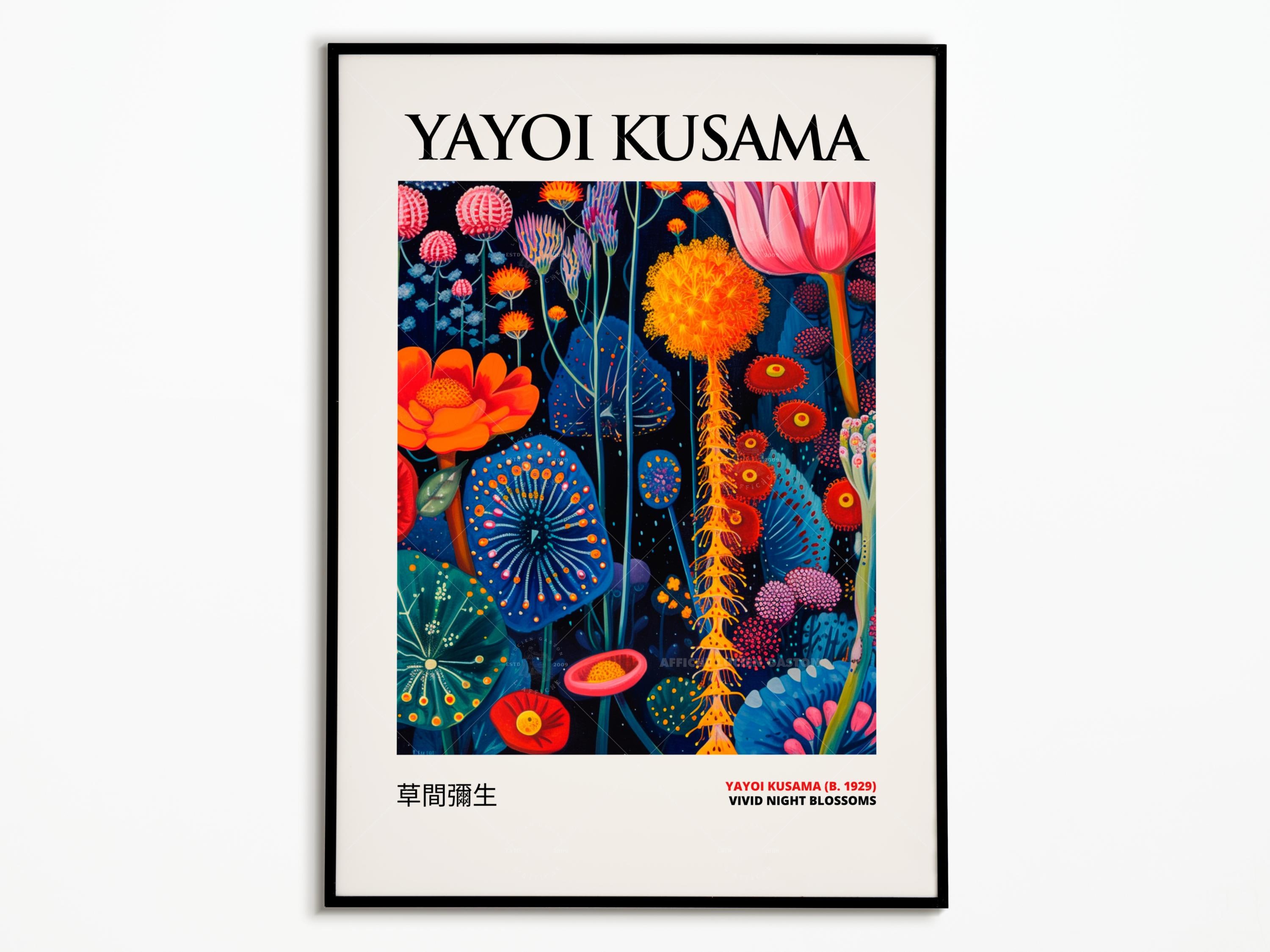 Yayoi Kusama Poster | Yayoi Kusama Poster | Decorative Poster