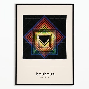 Bauhaus 1919 | Bauhaus Poster 1919 | Poster Bauhaus 1919 | decoration poster | Poster Art