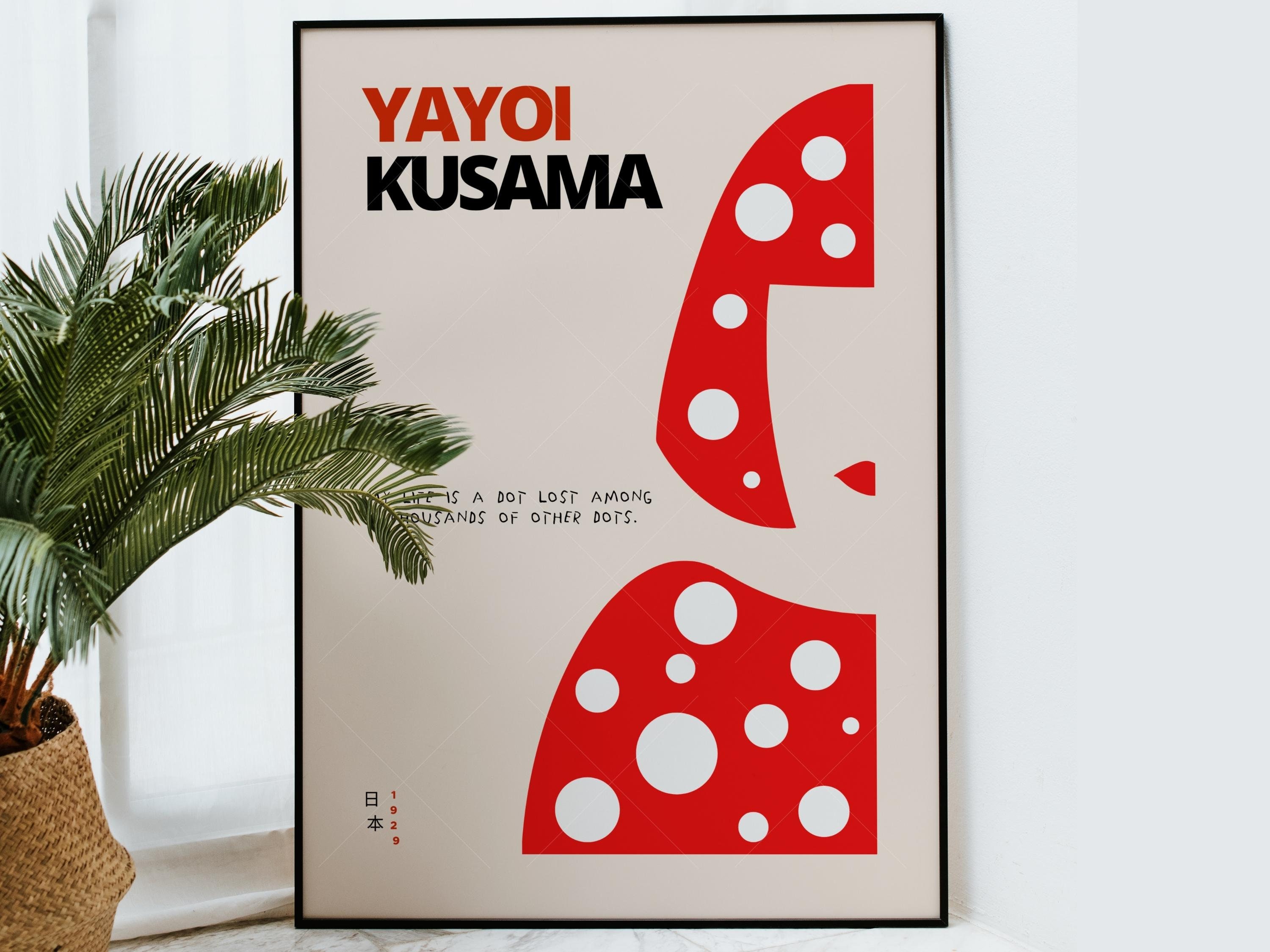 Yayoi Kusama Poster | Yayoi Kusama Print | Decorative Poster | Art