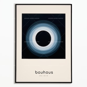 Bauhaus Poster | Poster Bauhaus 1919 | Wall decoration | Art Poster | exhibition poster