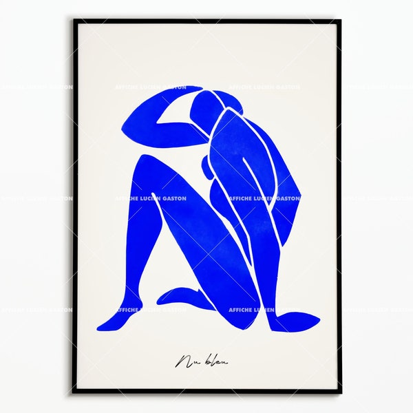 Matisse Style Original Poster Cut Papers | Poster Matisse Style