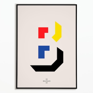 Bauhaus 1919 | Bauhaus Poster 1919 | Poster Bauhaus 1919 | poster decoration