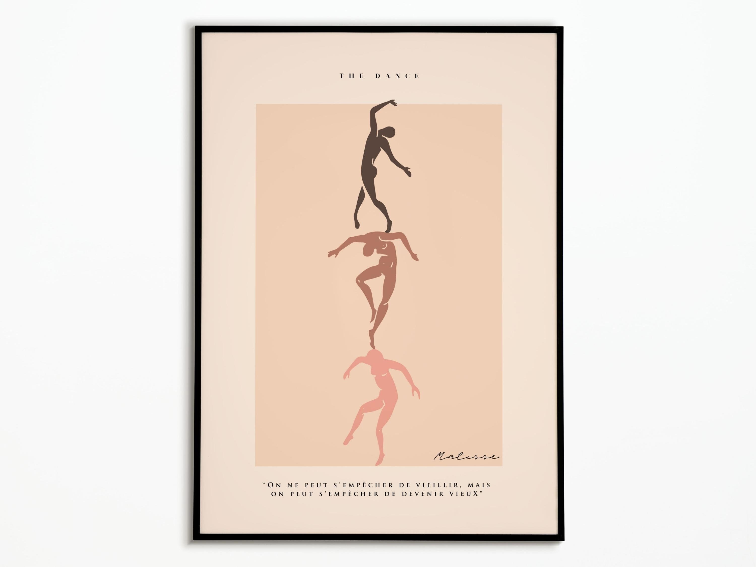 Affiche Art Abstrait Style Matisse | Poster Style Affiche Mural Décoration Maison Cadeau