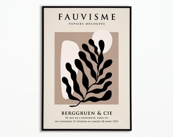 Abstract Art Poster | Poster Matisse | Abstract Art Poster | Wall decoration | Art | poster Wall Art