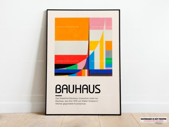 Bauhaus 1919 | Bauhaus Poster 1919 | Poster Bauhaus 1919