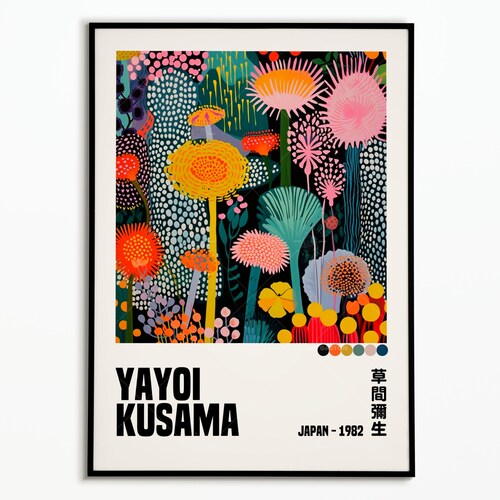 Yayoi Kusama Poster | Yayoi Kusama Poster | Decorative Poster