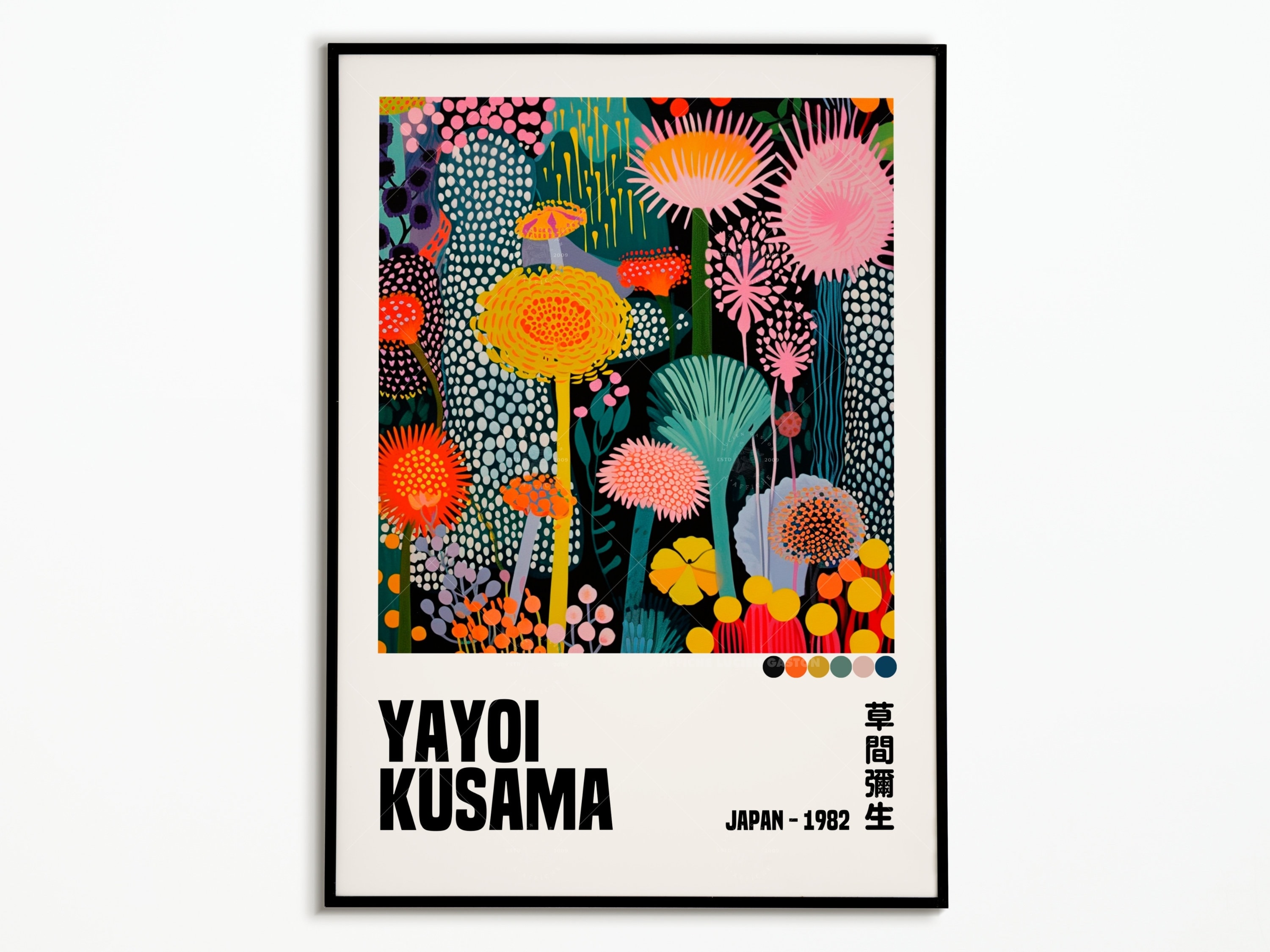 Yayoi Kusama Poster | Yayoi Kusama Poster | Decorative Poster