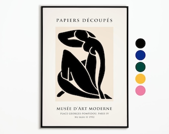 Poster Original style Art Matisse Cut Papers