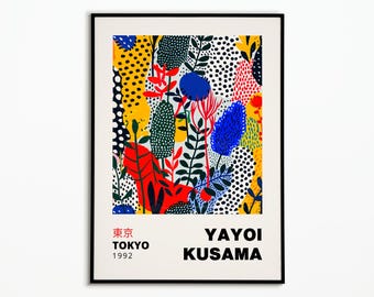 Amazon.com: Framed Yayoi Kusama A2 Sized Print Poster