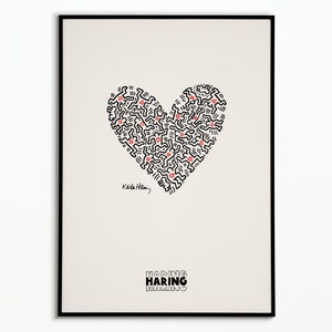 Affiche Keith Haring  | Poster Keith Haring | Affiche décoration | Affiche Art