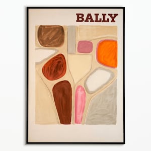 Vintage Bally Shoes Poster | Bally Shoes Poster | Decorative Poster | Wall Decor | Gift Idea