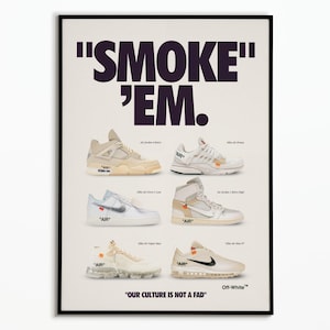 Vintage-Sneaker-Poster | Poster Sneaker-Kollektion | Dekoratives Poster | Kunstplakat