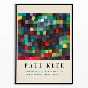 Paul Klee 1955 | Paul Klee-Plakat 1955 | Plakat Paul Klee 1955 | Dekoposter | Kunstplakat