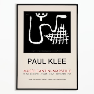 Póster de Paul Klee 1967 | Cartel de la exposición Paul Klee 1967 | Cartel de decoración | Póster de arte