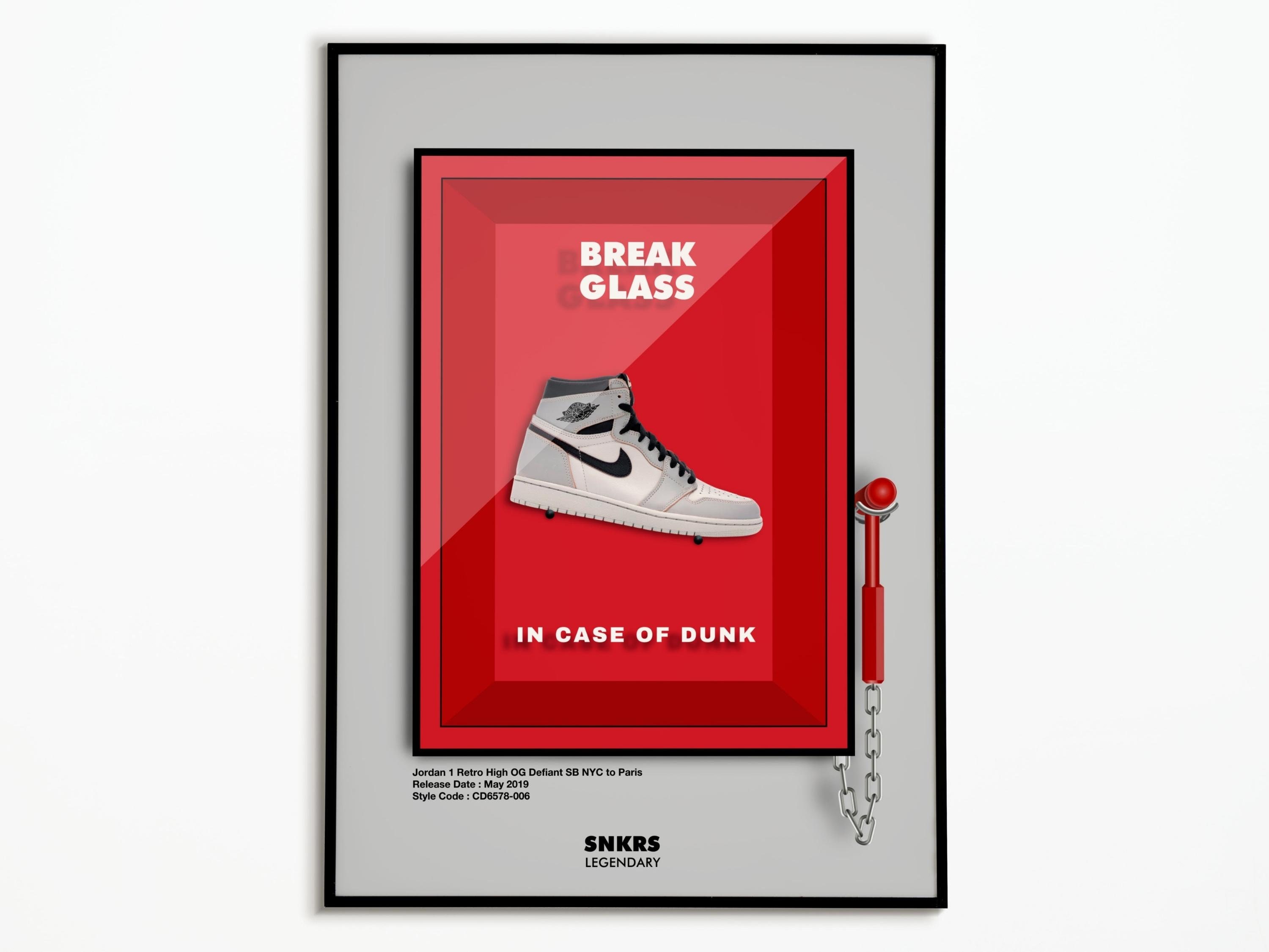 Affiche Sneakers Jordan Retro Og 2019 | Poster Affiche Décoration Idée Cadeau