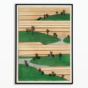 Japanese Bijutsu Sekai poster | Japanese Poster Watanabe Seitei | Art | Poster Decoration Poster