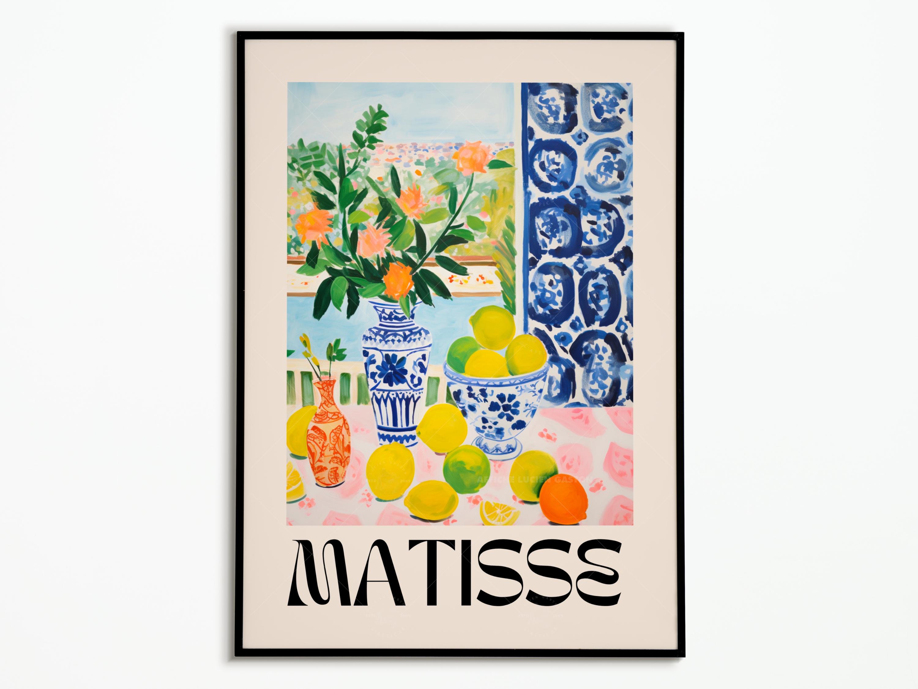 Matisse Poster | Matisse Exhibition Poster | Decorative Poster