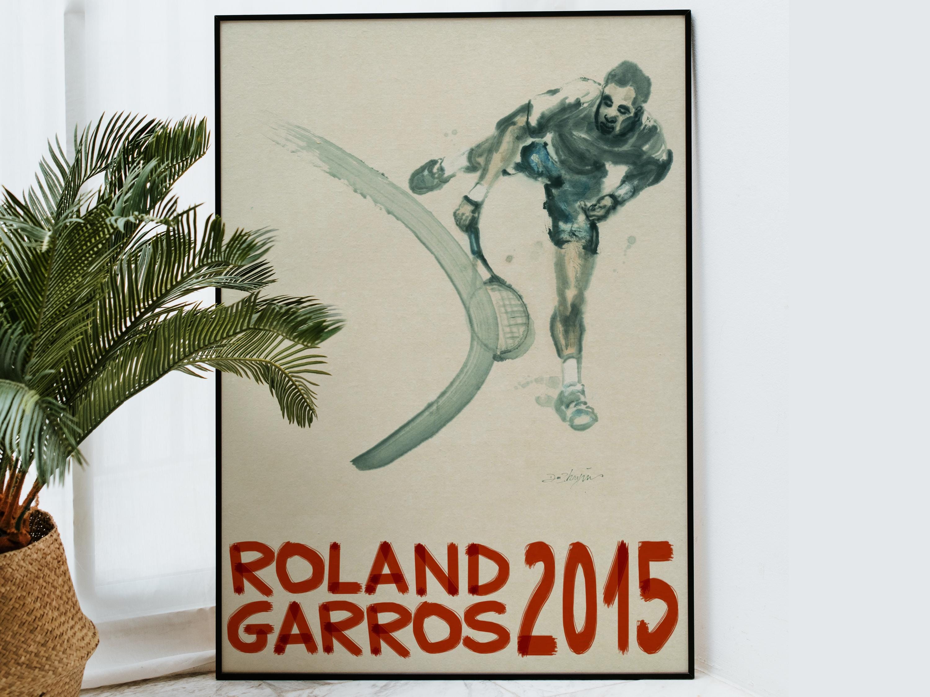 Tennis Poster | Roland Garros 2015 Poster | Roland Garros 2015