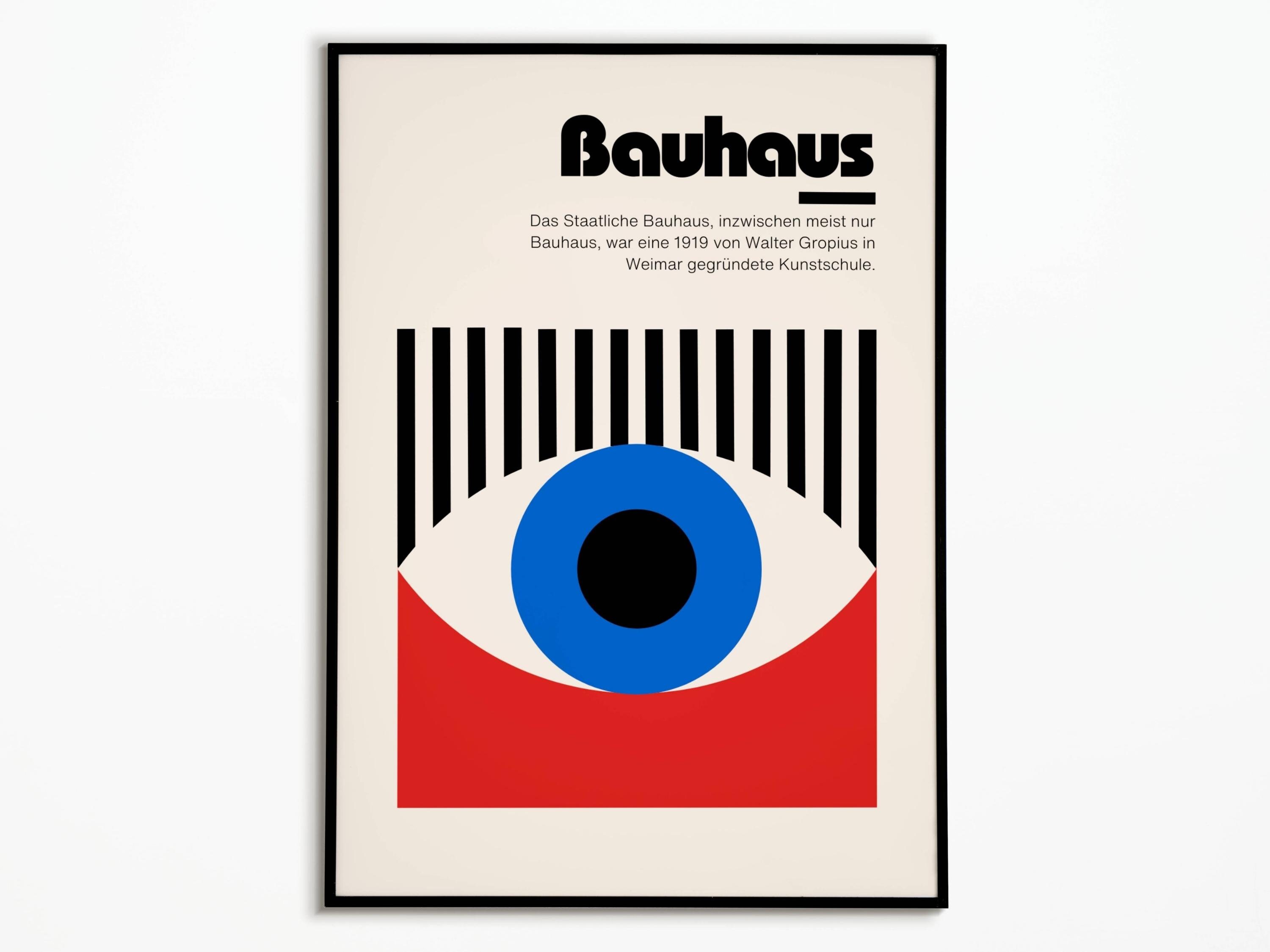 Bauhaus 1919 | Affiche Bauhaus Poster Affiche Décoration