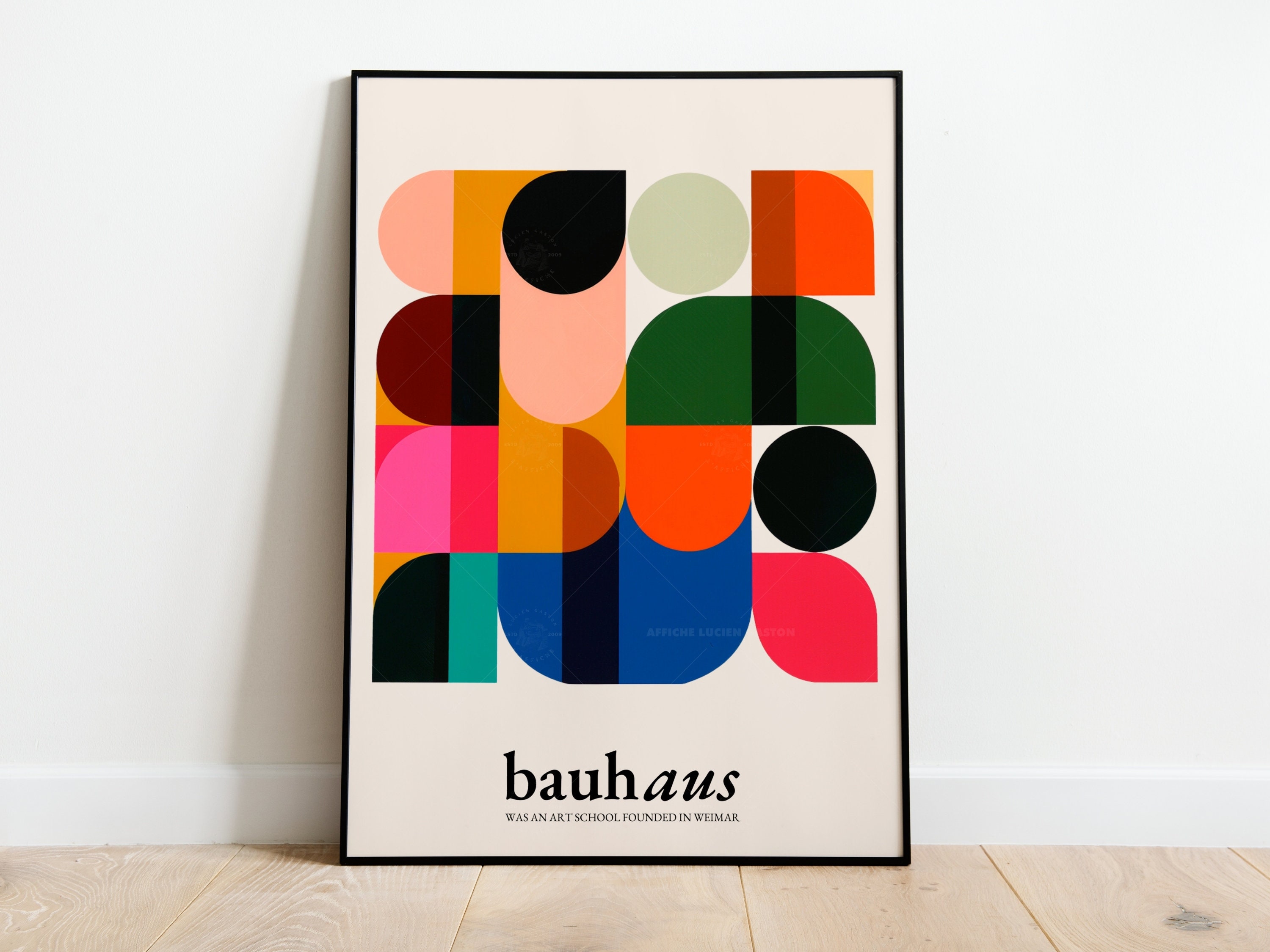 Bauhaus Design Poster | Vintage Bauhaus Poster | Bauhaus