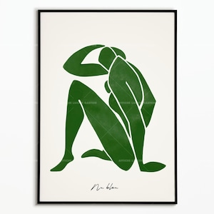 Póster original de Papercut estilo Matisse | Póster Estilo Matisse