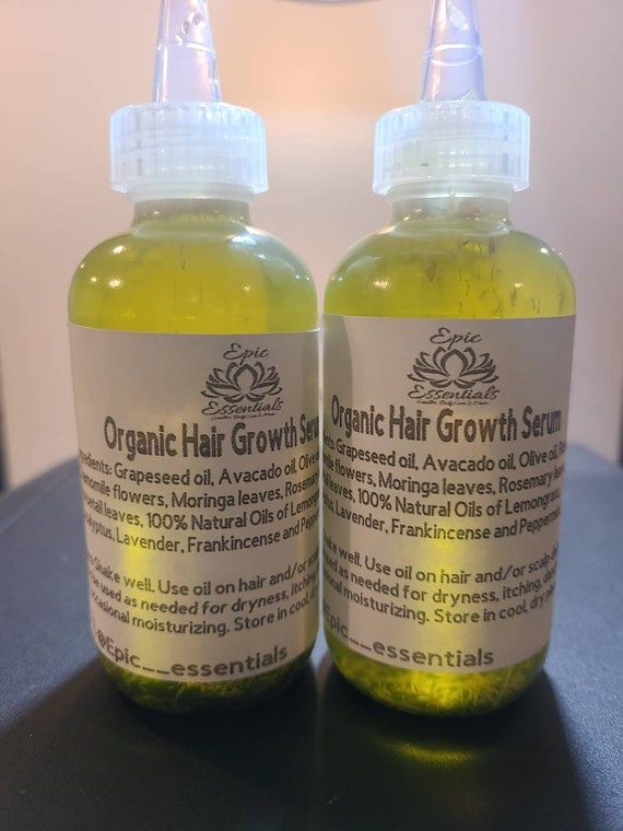 Organic Hair Growth Serum/Handcrafted/AllNatural/Hair Oil/Dry Etsy