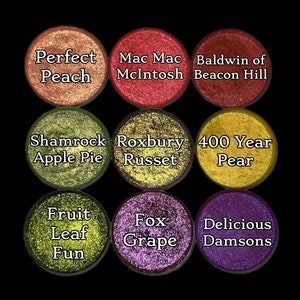 Fruit Moon Eyeshadow Singles Collection Talc Free, Cruelty Free, Vegan, Duo Chrome, Shimmer