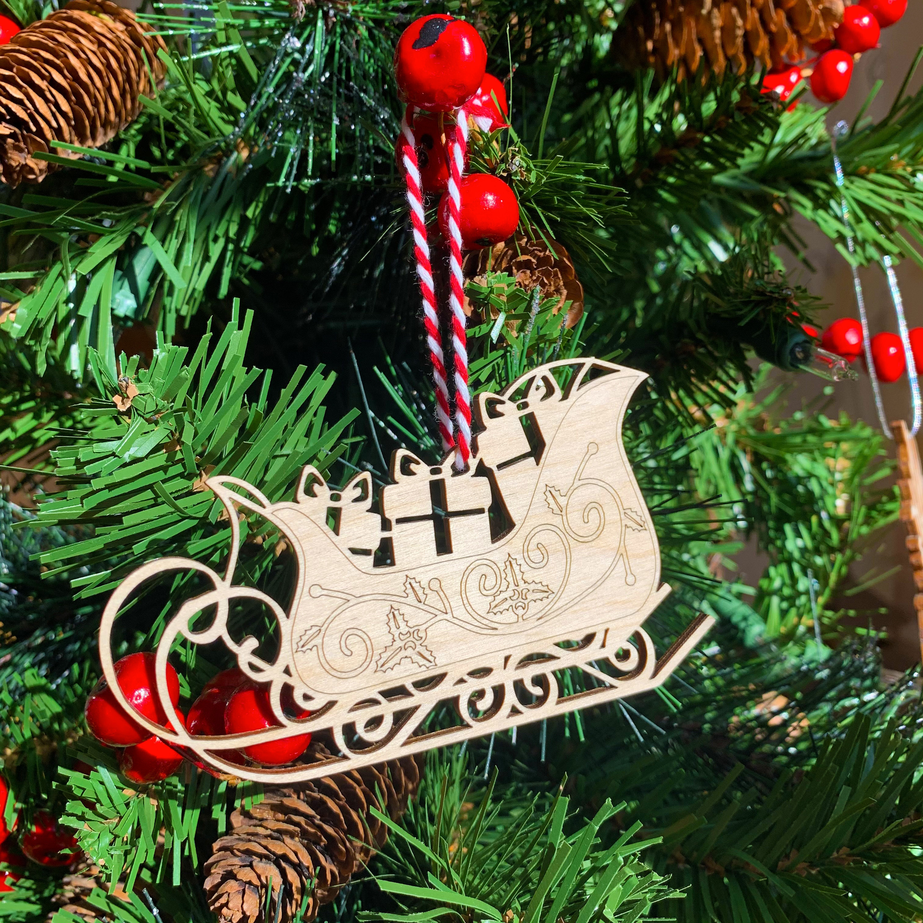 Sleigh Ornament Sleigh Ornament