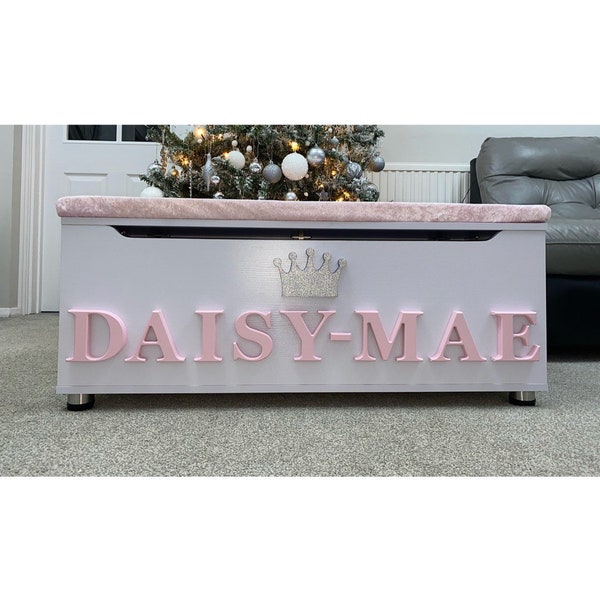 Wooden Toy Box Etsy UK