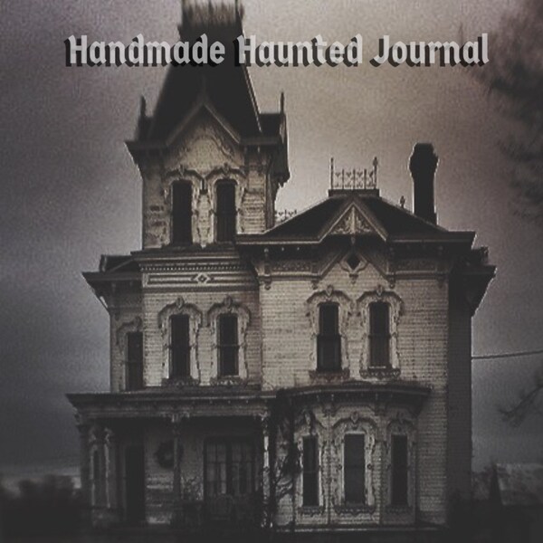 Handmade Haunted Theme Journal