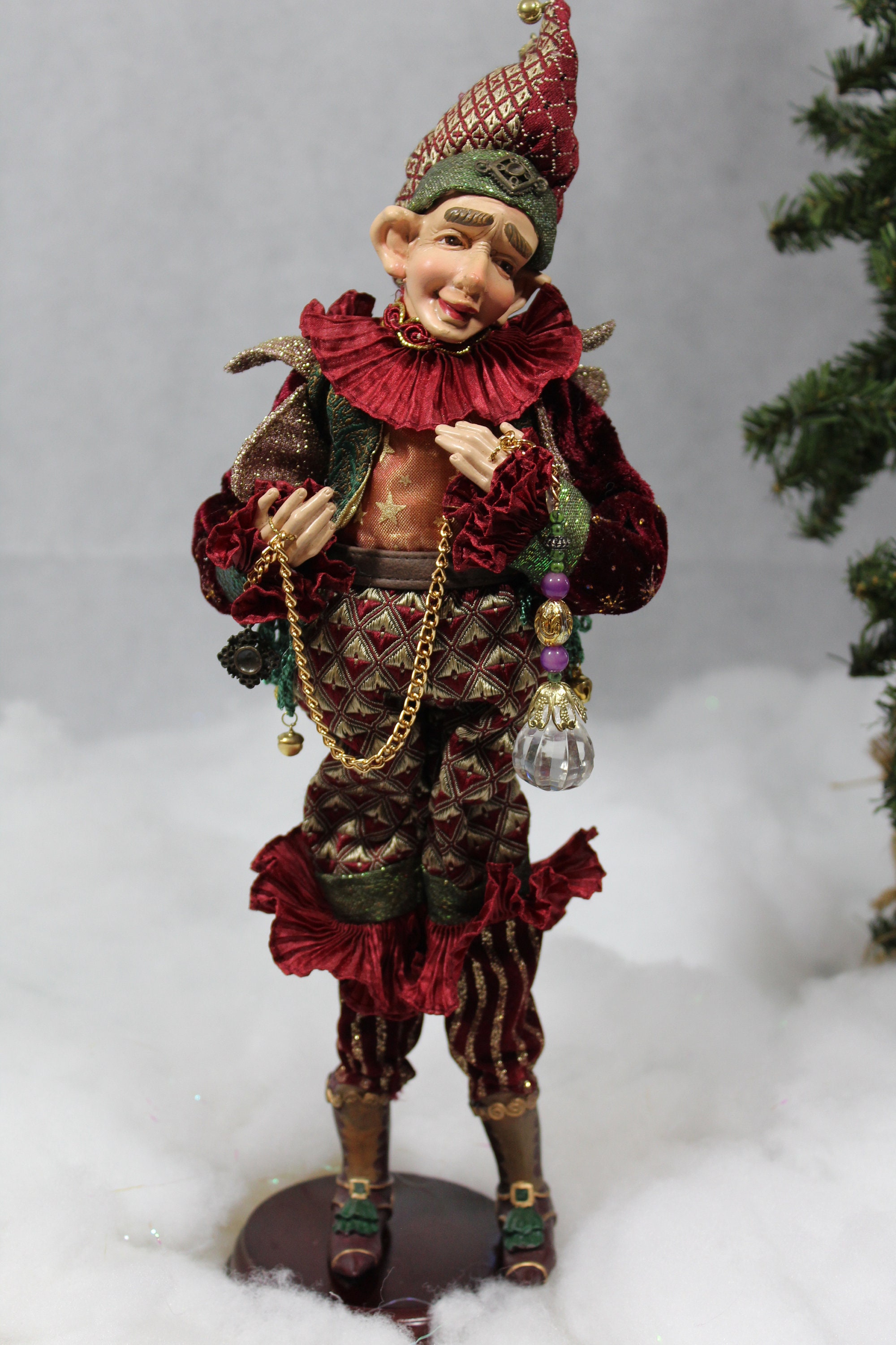 Vintage Christmas Elves 