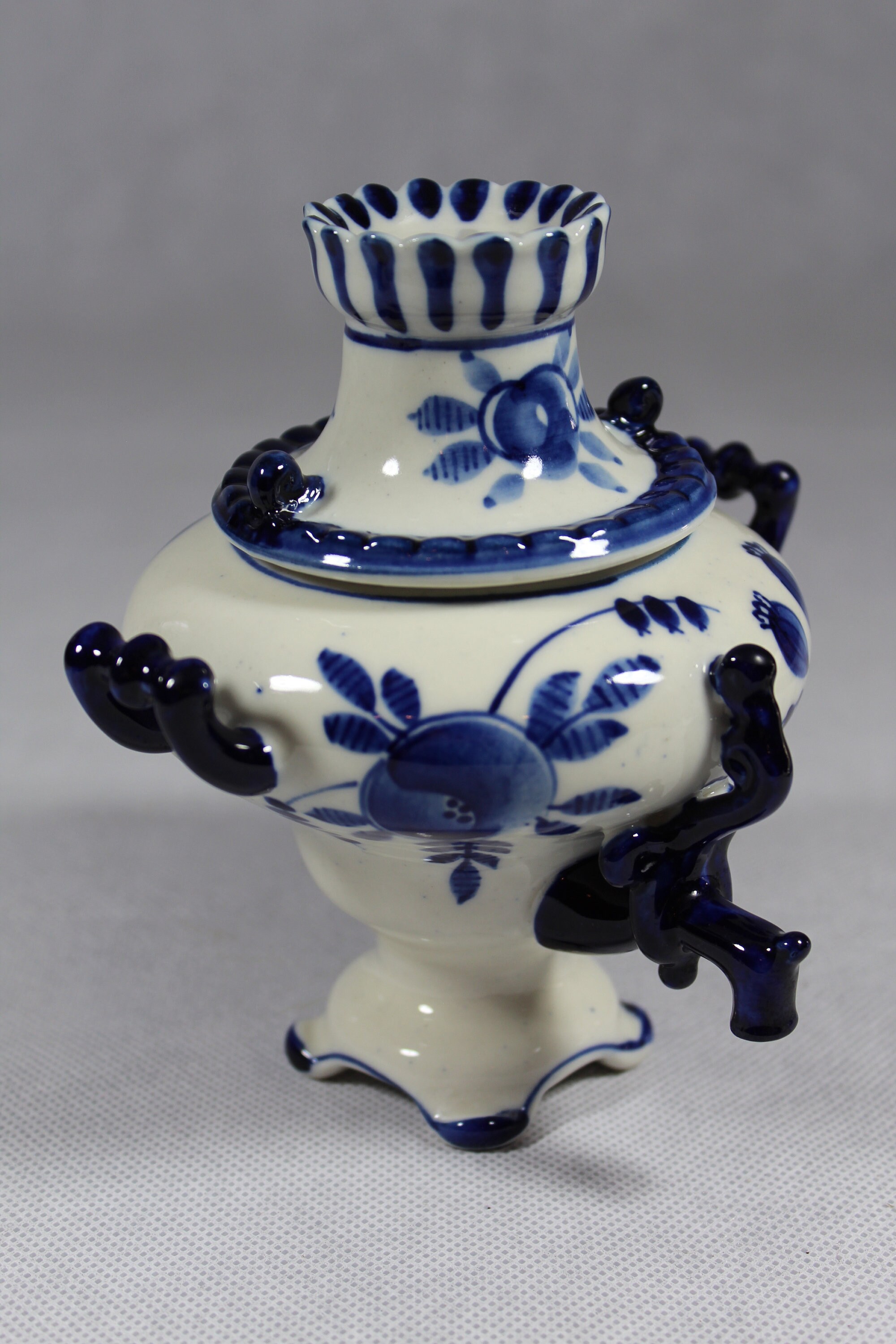 Vintage Russian Tea Urn Blue and White Tea Urn Blue and Etsy UK