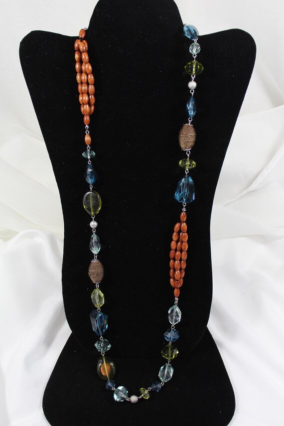 Vintage Necklace, Napier Necklace, Long Necklace,