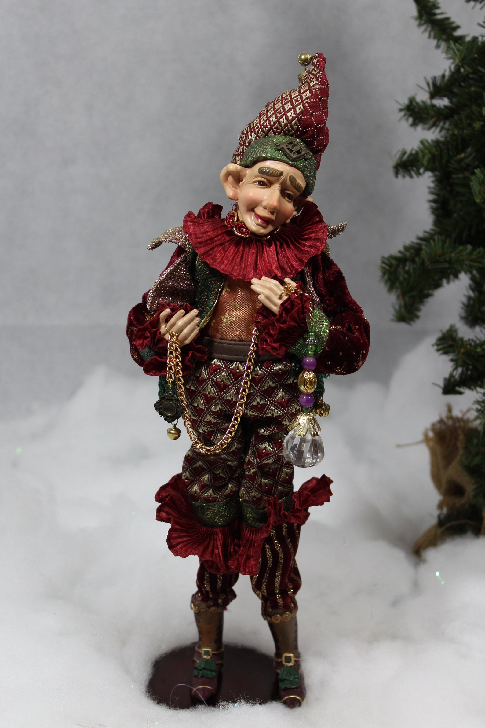 Vintage Collectable Elf Victorian Elf Statue Christmas Elf Etsy