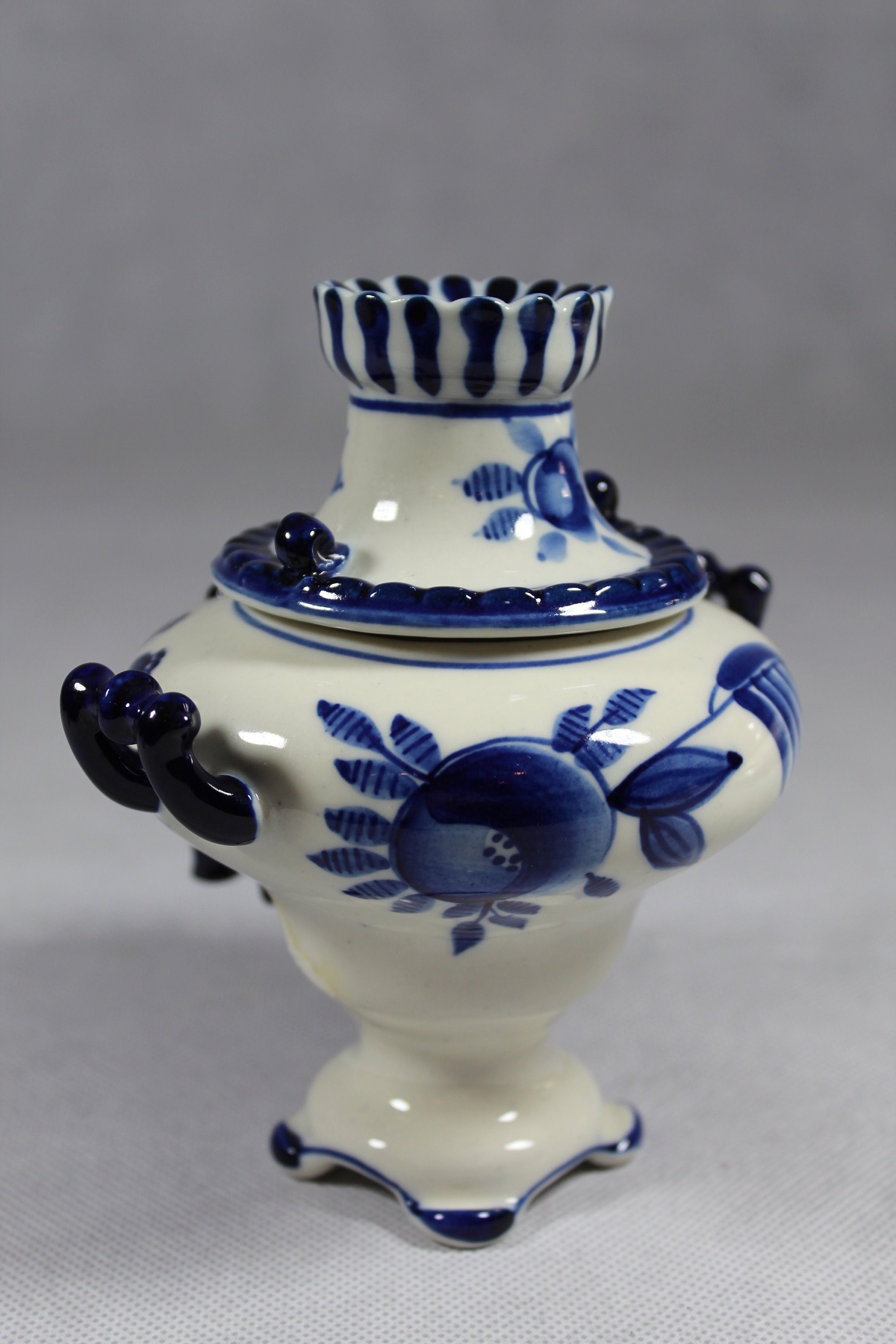 Vintage Russian Tea Urn Blue And White Tea urn Blue And Etsy