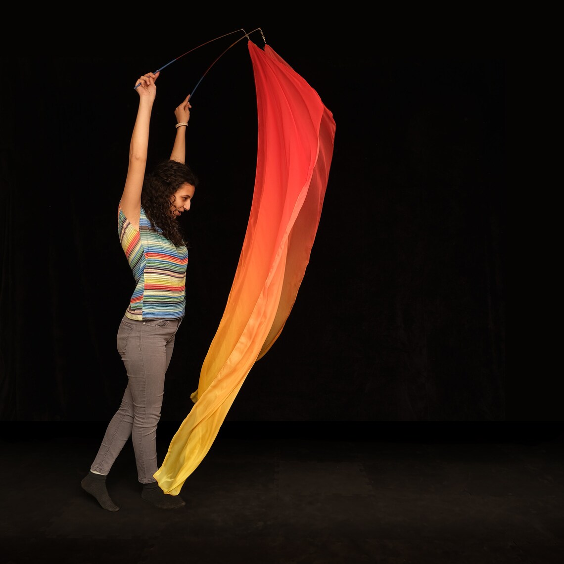 A flame of fire streamers flag Holy Fire Worship Flags Etsy