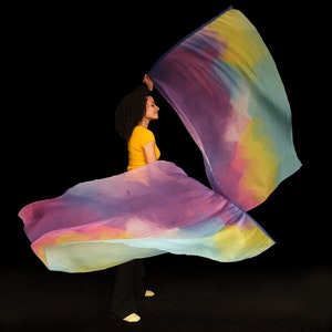 Eden | Worship Flag | Prophetic Declaration | Silk Dance Flag | Praise Flag