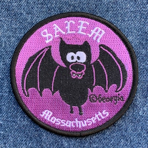 Parche de murciélago vampiro de Salem, Massachusetts
