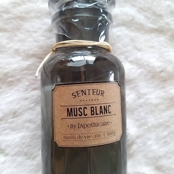 Bougie musc blanc