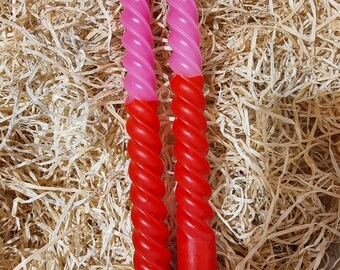 Bougies de couleurs