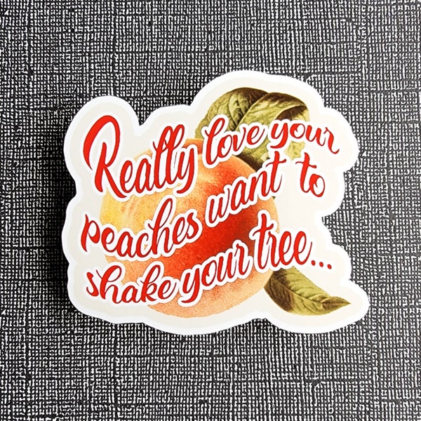Really Love Your Peaches Wanna Shake Your Tree Lyrics Vinyl Red Joker - Etsy