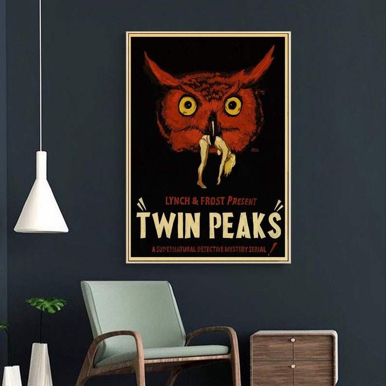 Movie Poster Twin Peaks Poster Vintage Classic Tv show Wall Art Wall Decor For Living Room Decoration Canvas Painting Art Decor Unframed #4