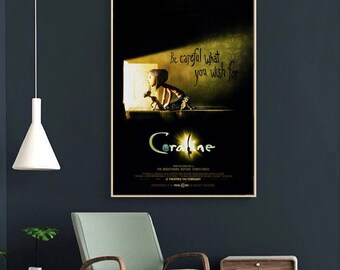 WSDSL 13 Coraline Film Cool Wall Decor Poster Stampa su Tela Arte da Parete Camera da Letto Bagno Decorazione da Parete Poster 30 x 45 cm