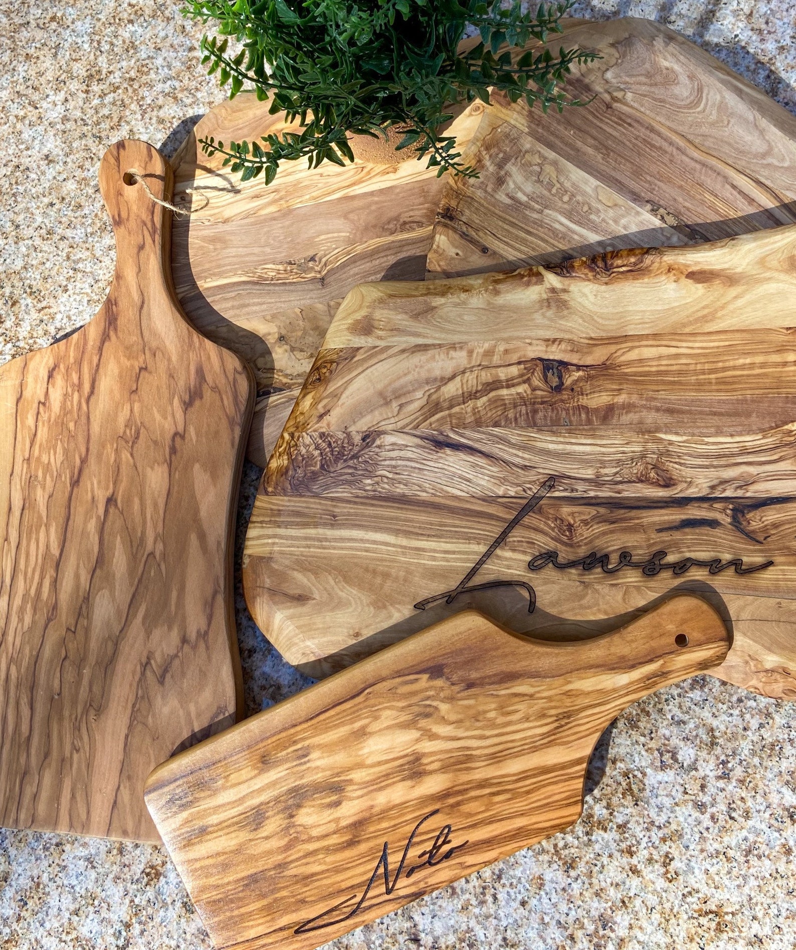 Custom Engraved Olive Wood Serving Board. Etsy