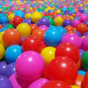 Ball Bath Balls 8 cm 7 Colors Mix 1000Pcs