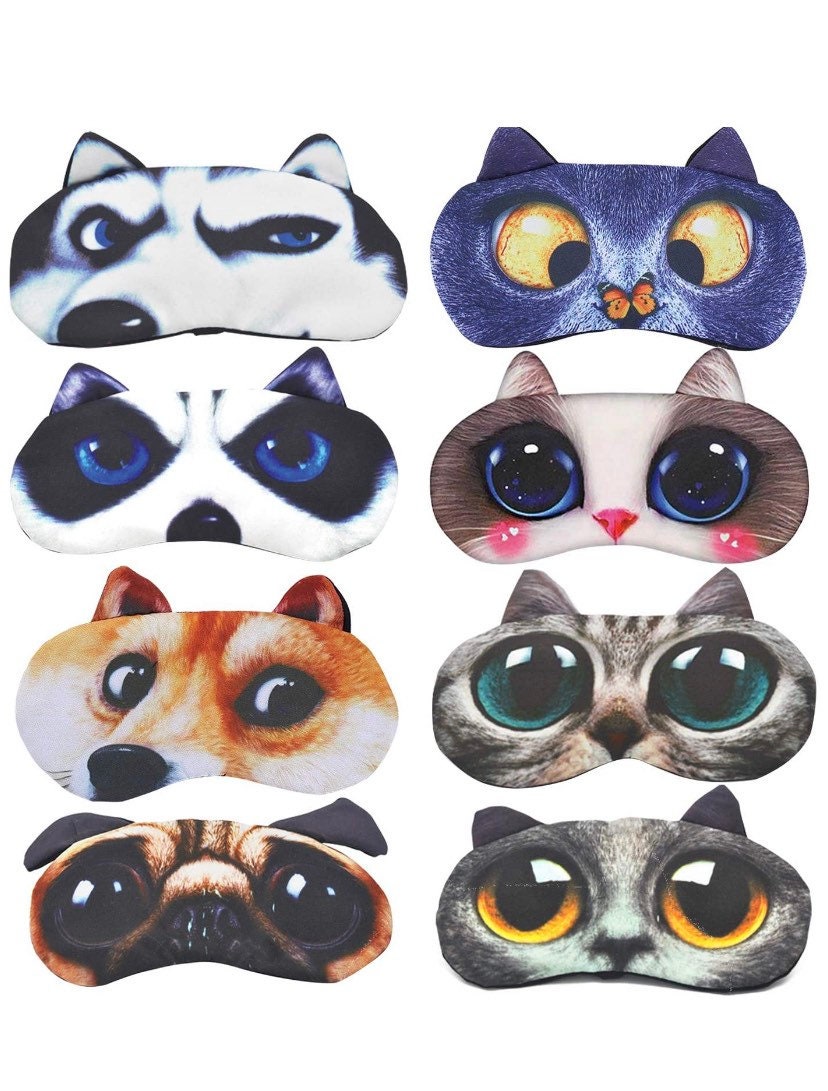 Animal Sleep Mask Etsy