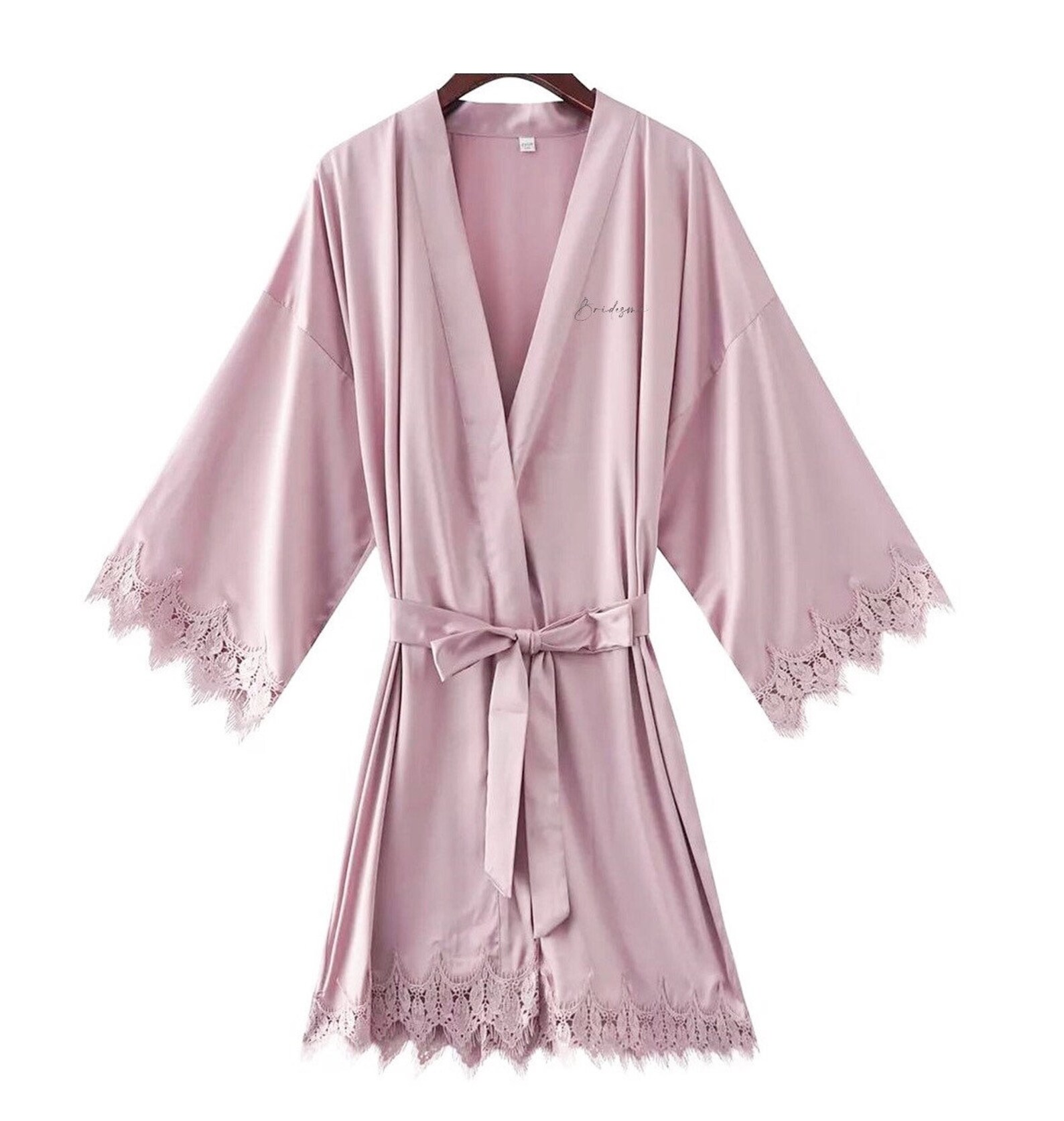 Lux Silk Dressing Gown Bridal Party Etsy