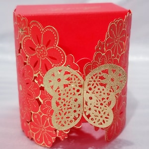 Red Egg and Ginger Party Favors. Chinese New Year. Wedding. 100 Days. Gift Boxes.